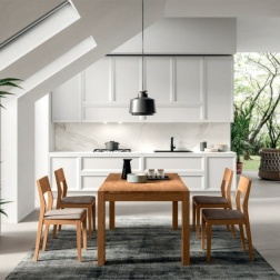 Sedia Ryana seduta imbottita FGF Mobili